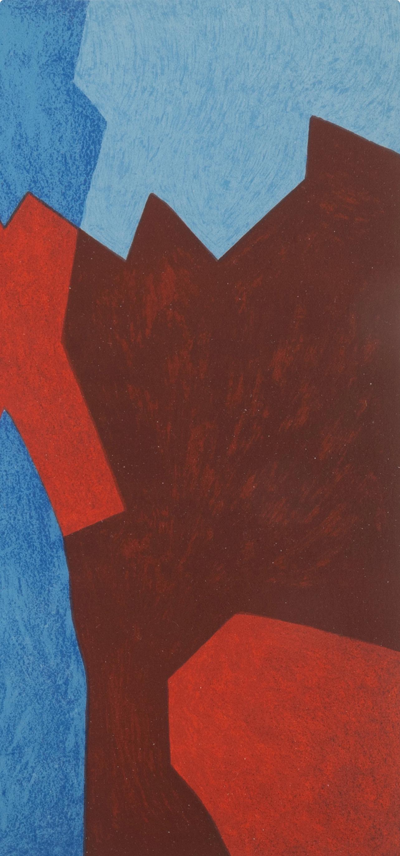 Poliakoff, Composition, San Lazzaro et ses Amis, XXe Siècle (after) - Modern Print by Serge Poliakoff