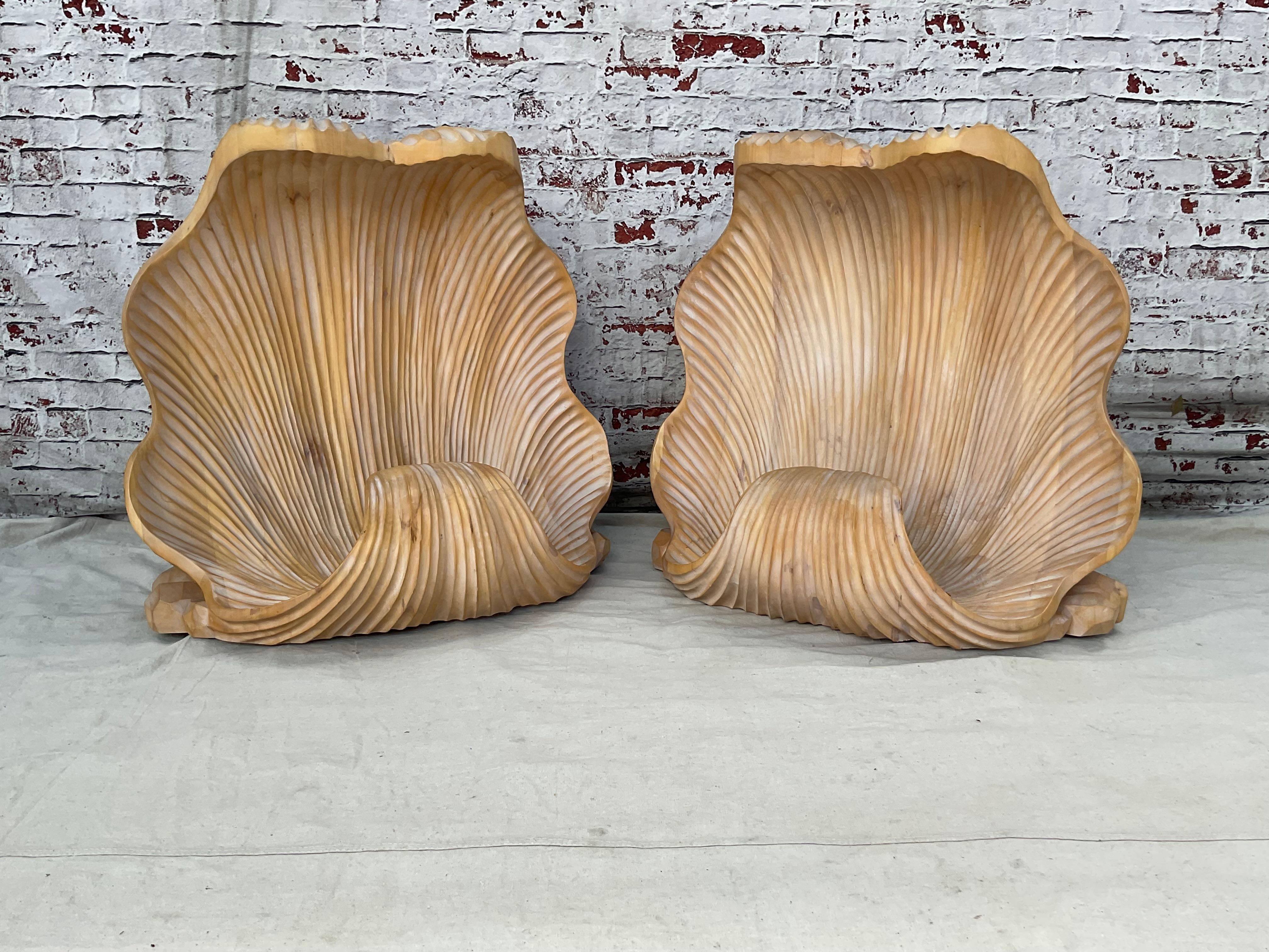 Serge Roche Carved Sea Shell Double Base Dining Table Attributed 3
