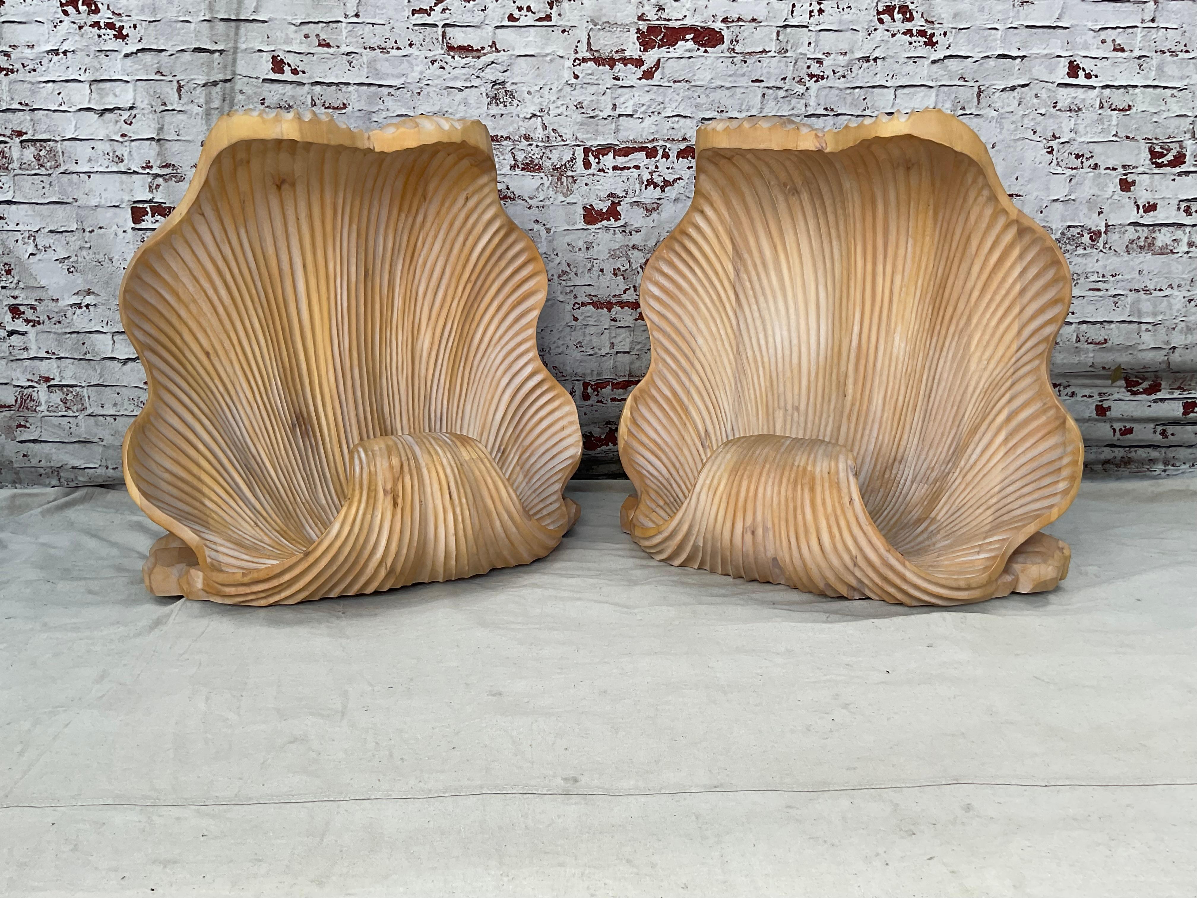 Serge Roche Carved Sea Shell Double Base Dining Table Attributed 4