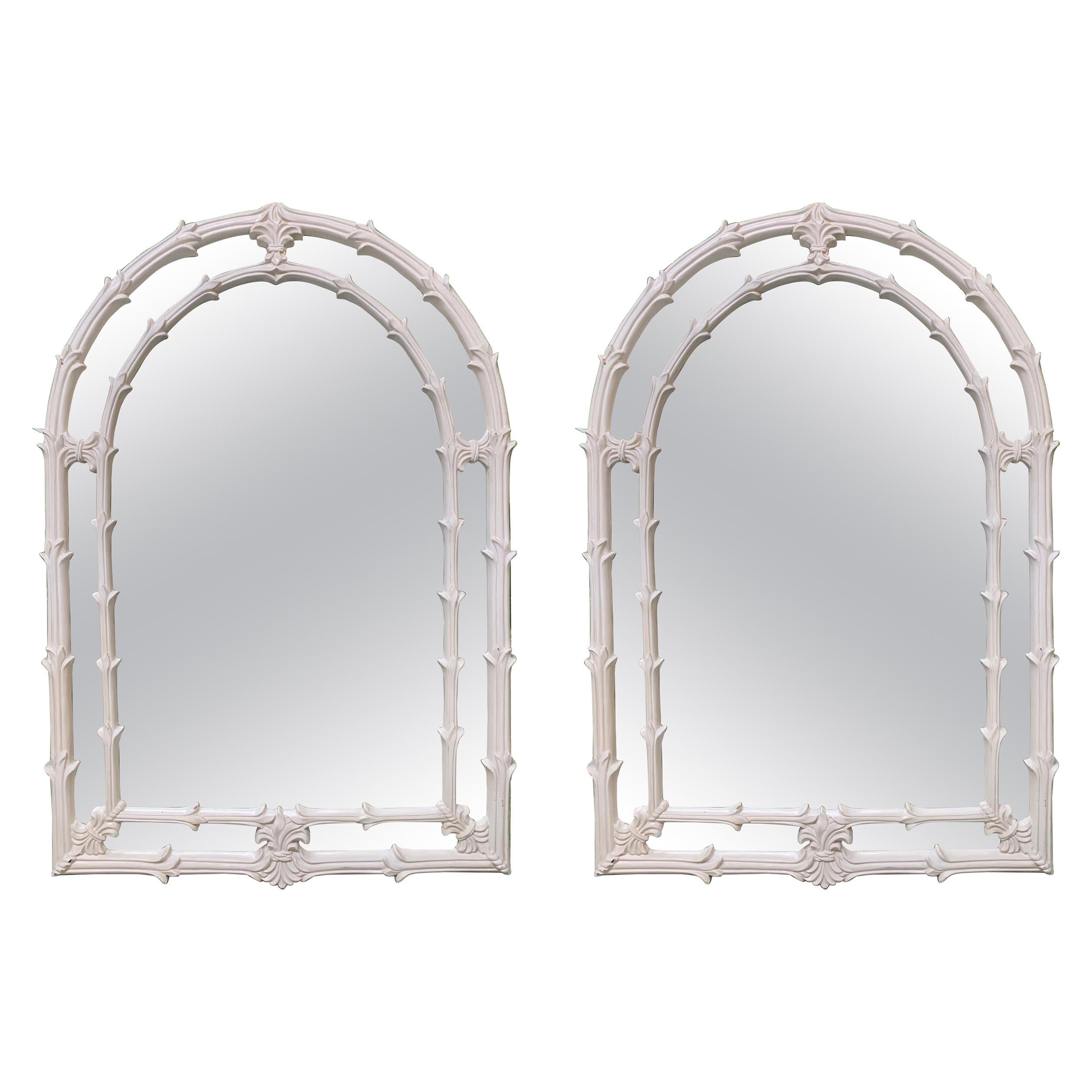 Serge Roche Gampel Stoll Style Wall Mirror, a Pair