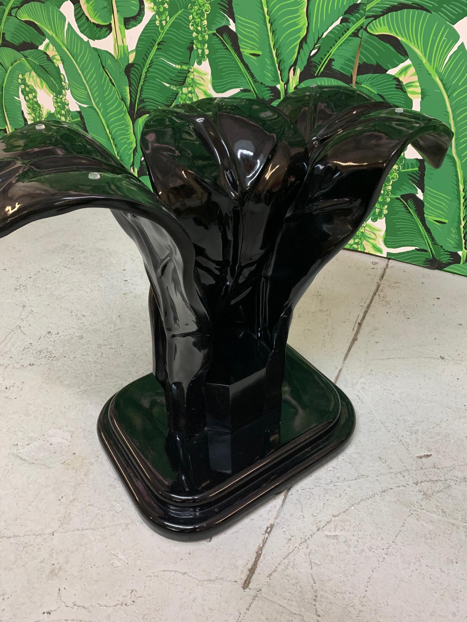 Console sculpturale Plume de Serge Roche attribuée à Serge Roche Bon état - En vente à Jacksonville, FL