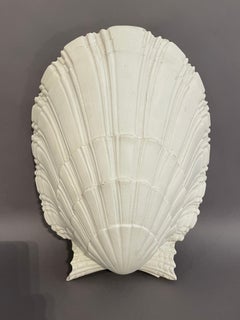 Serge Roche single plaster shell applique 1935.         Free shipping