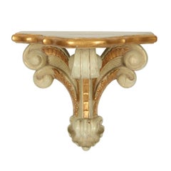 Serge Roche Style Carved Wall Brackets