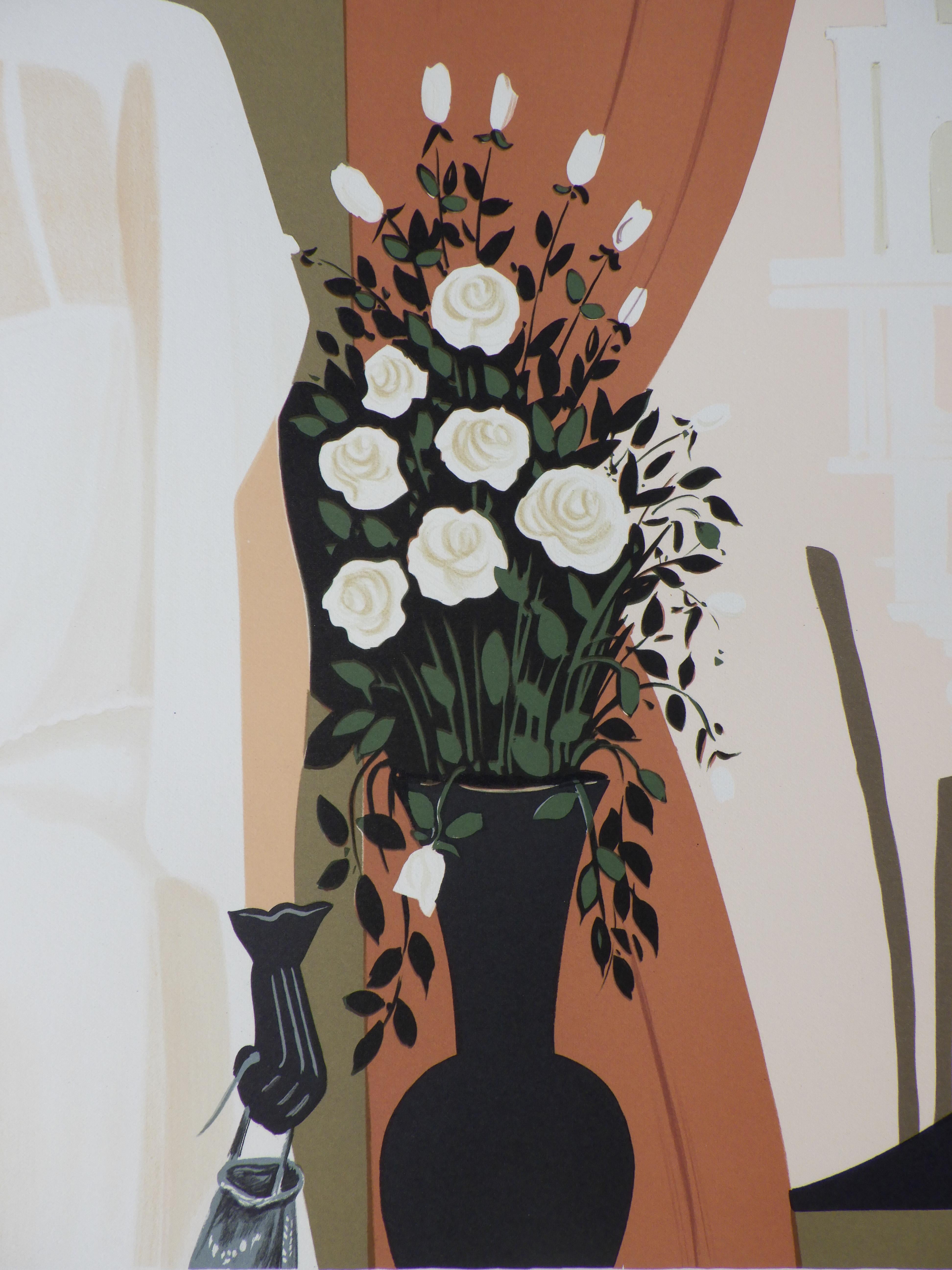 Serge VERGEZ (1933-)
Venice : Beautiful Woman, 1982

Original Lithograph
Handsigned in pencil
Numbered / 250 (the number you can see can be different)
On Vellum 56 x 76 cm (c. 22 x 30 in)

Excellent condition