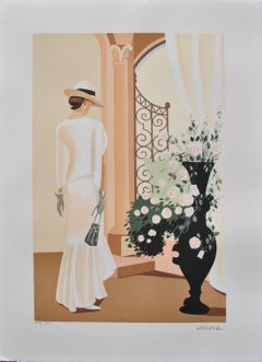 Venice : The handbag - Original Lithograph, HANDSIGNED & Ltd /250