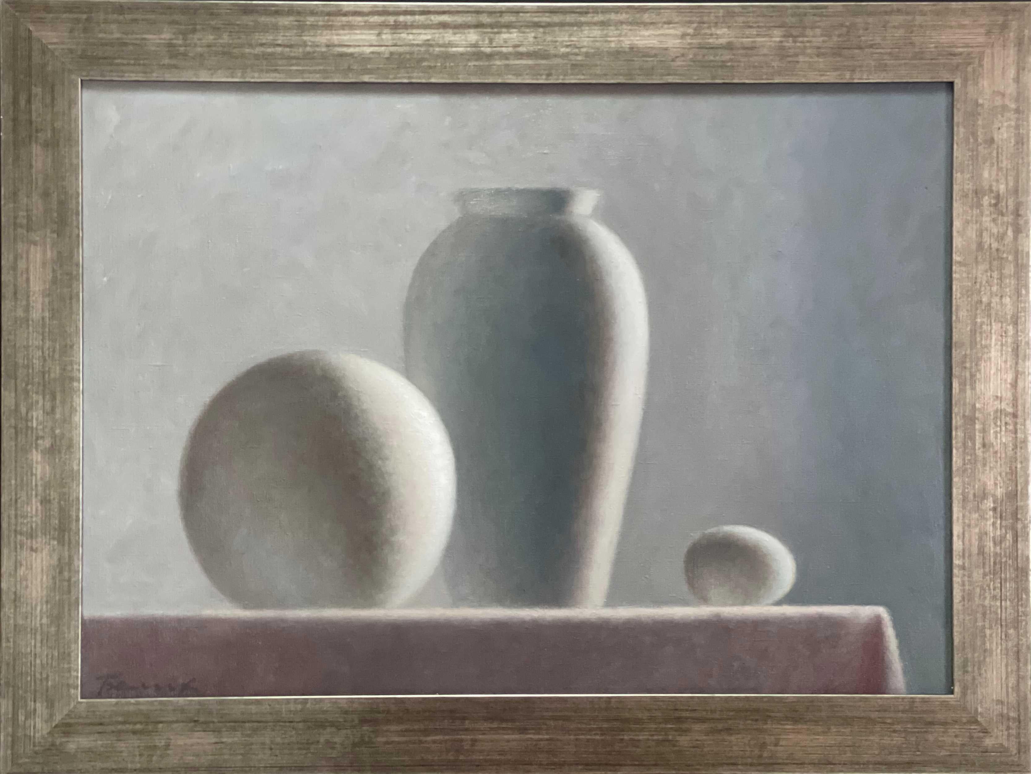 Still life with white objects