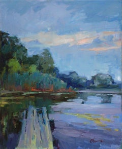 Después de la lluvia, Pintura, Óleo sobre lienzo