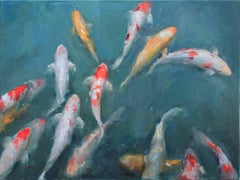 Against the stream, Painting, Oil on Canvas