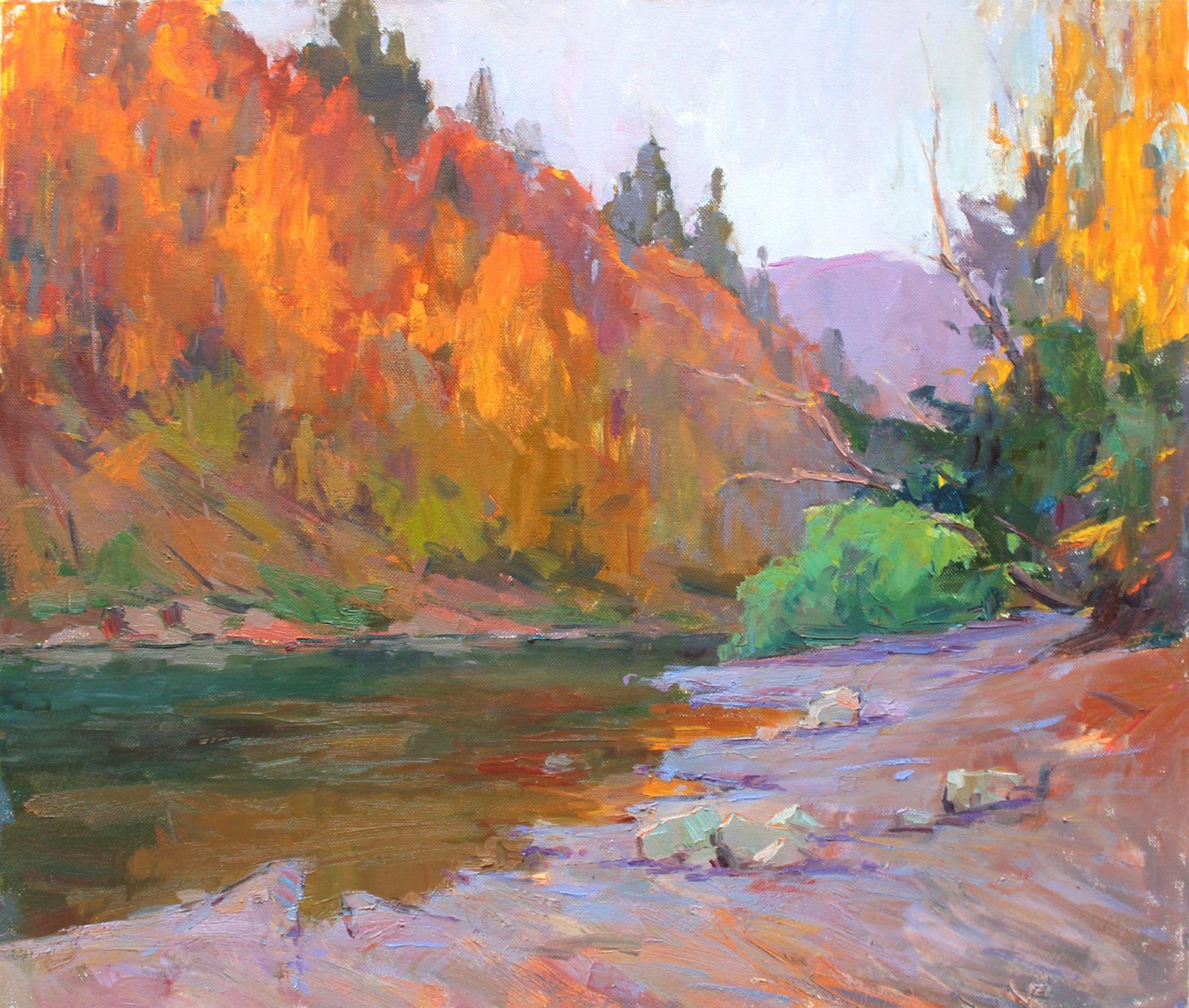 Herbst Harmonie, Gemälde, Öl auf Leinwand