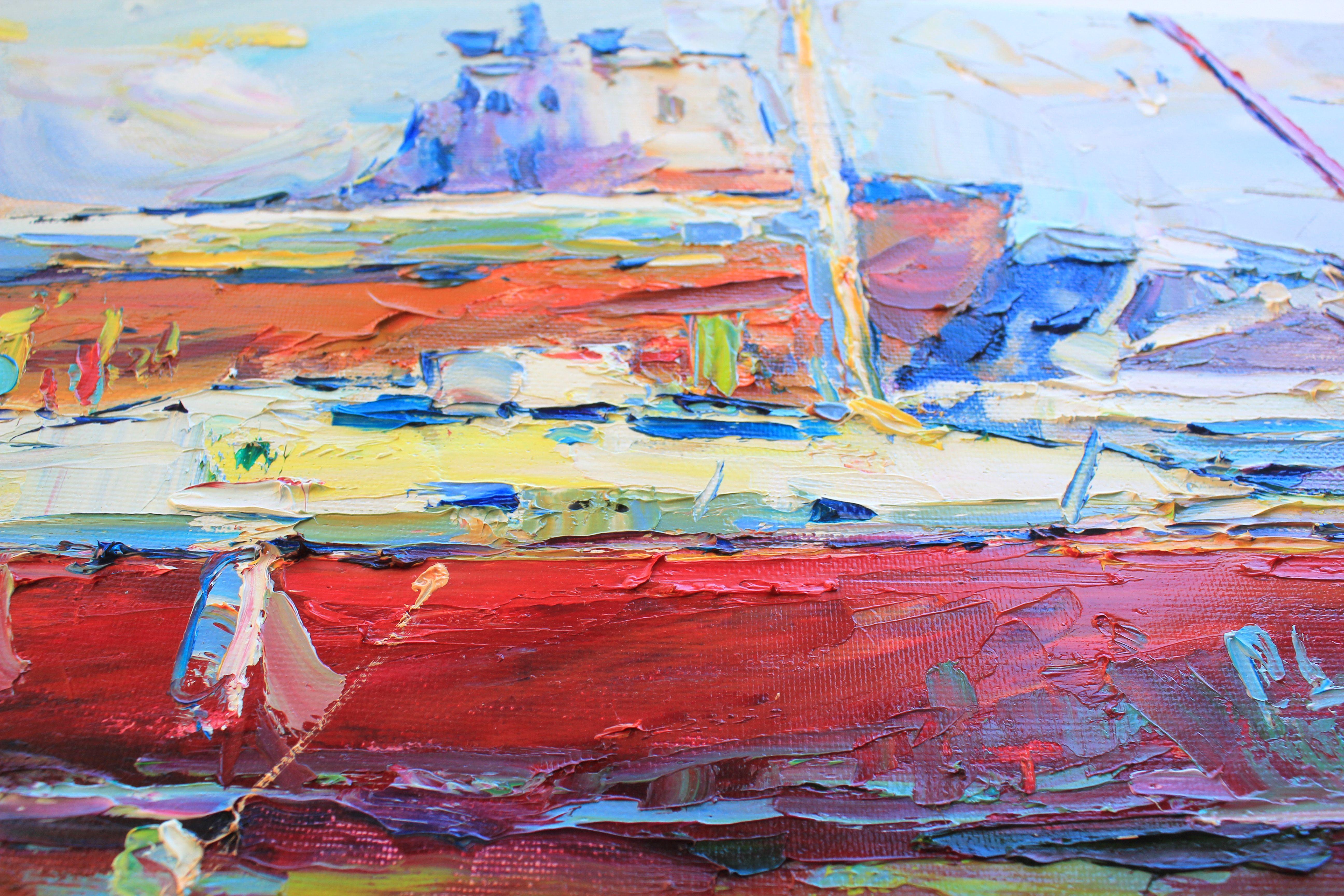 Berth, Gemälde, Öl auf Leinwand im Angebot 1