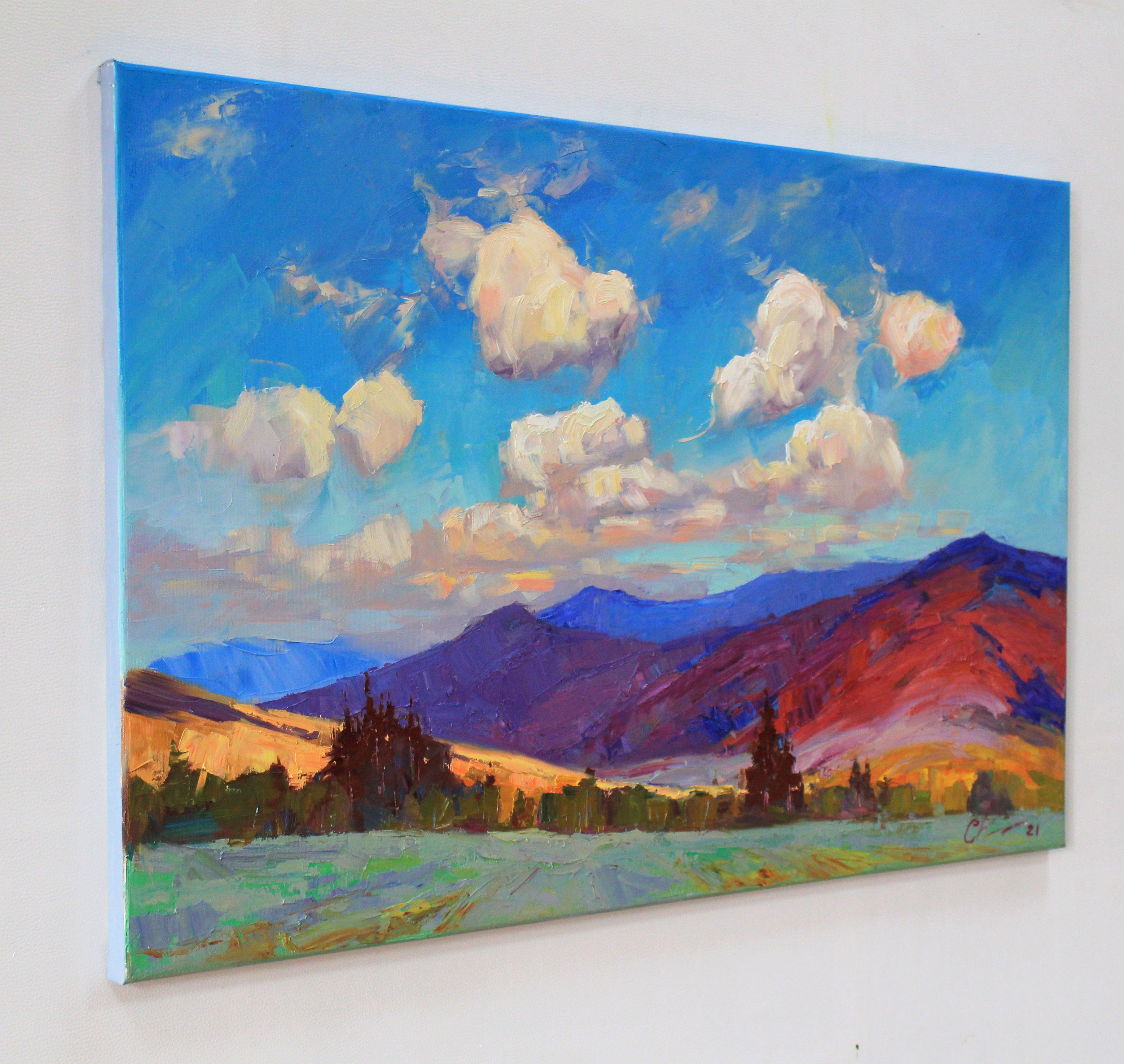 Breath of Autumn, Gemälde, Öl auf Leinwand (Impressionismus), Painting, von Sergei Chernyakovsky