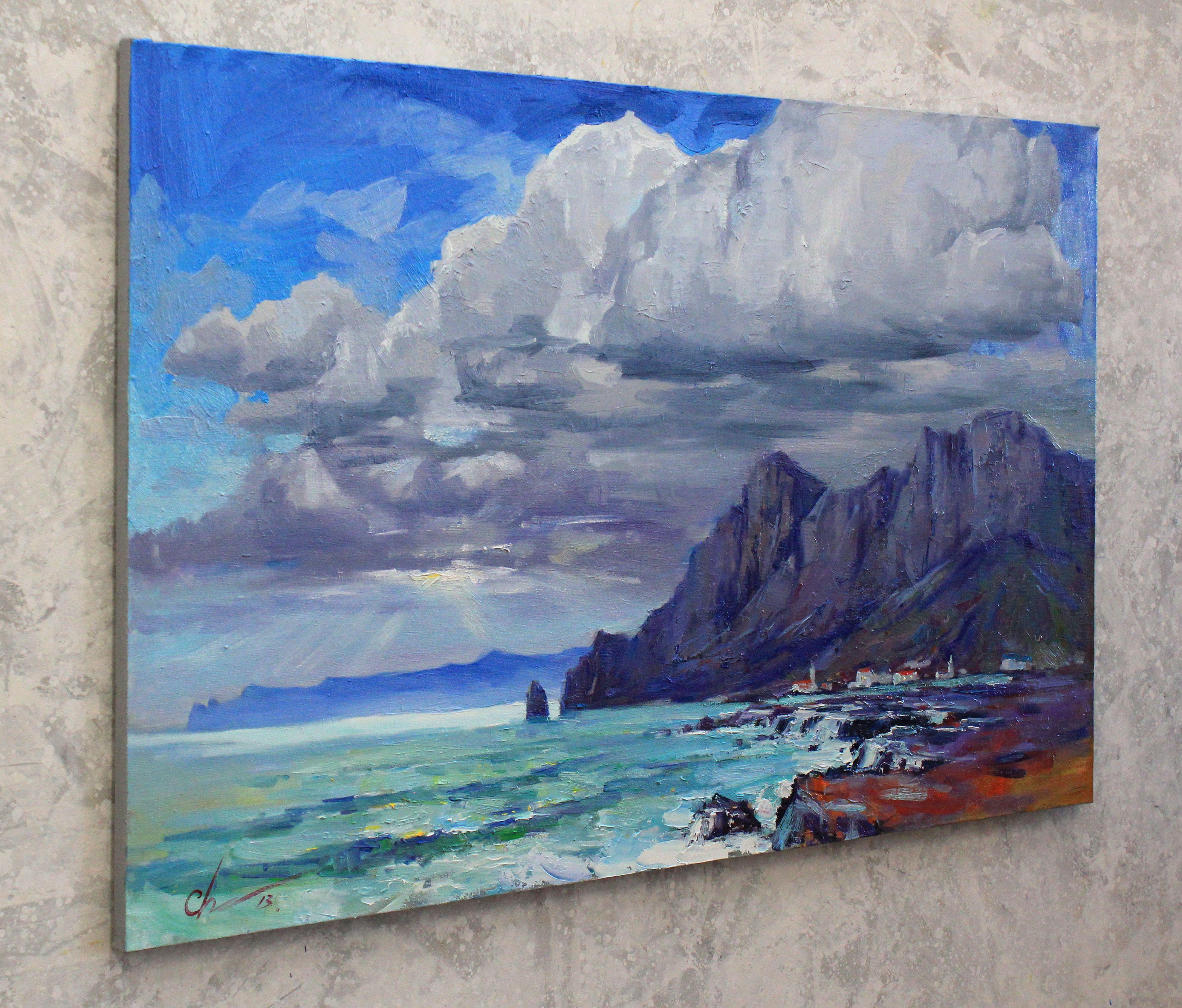 Aliento de la naturaleza, Pintura, Óleo sobre lienzo - Painting Impresionista de Sergei Chernyakovsky