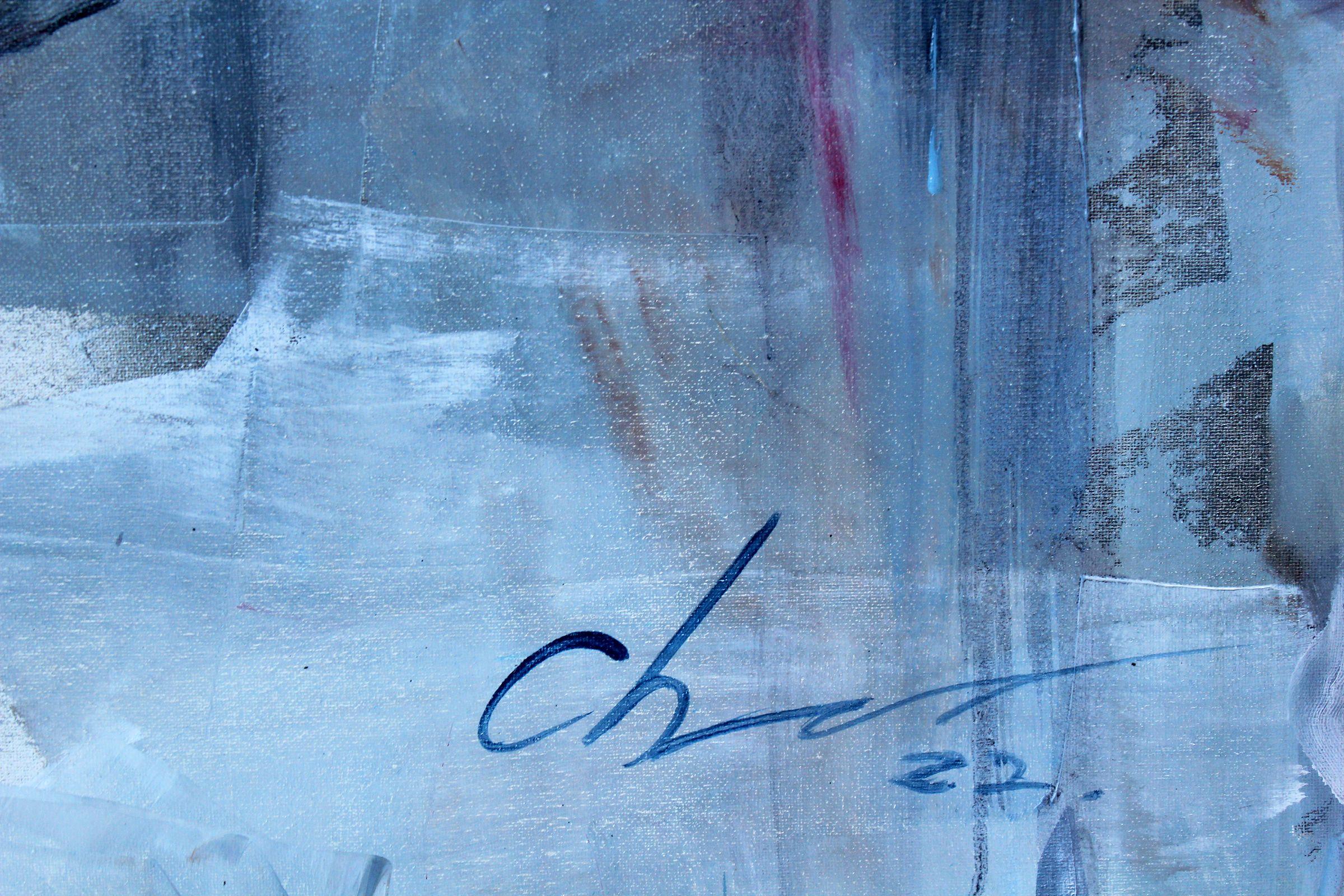 Crows, Painting, Oil on Canvas For Sale 3