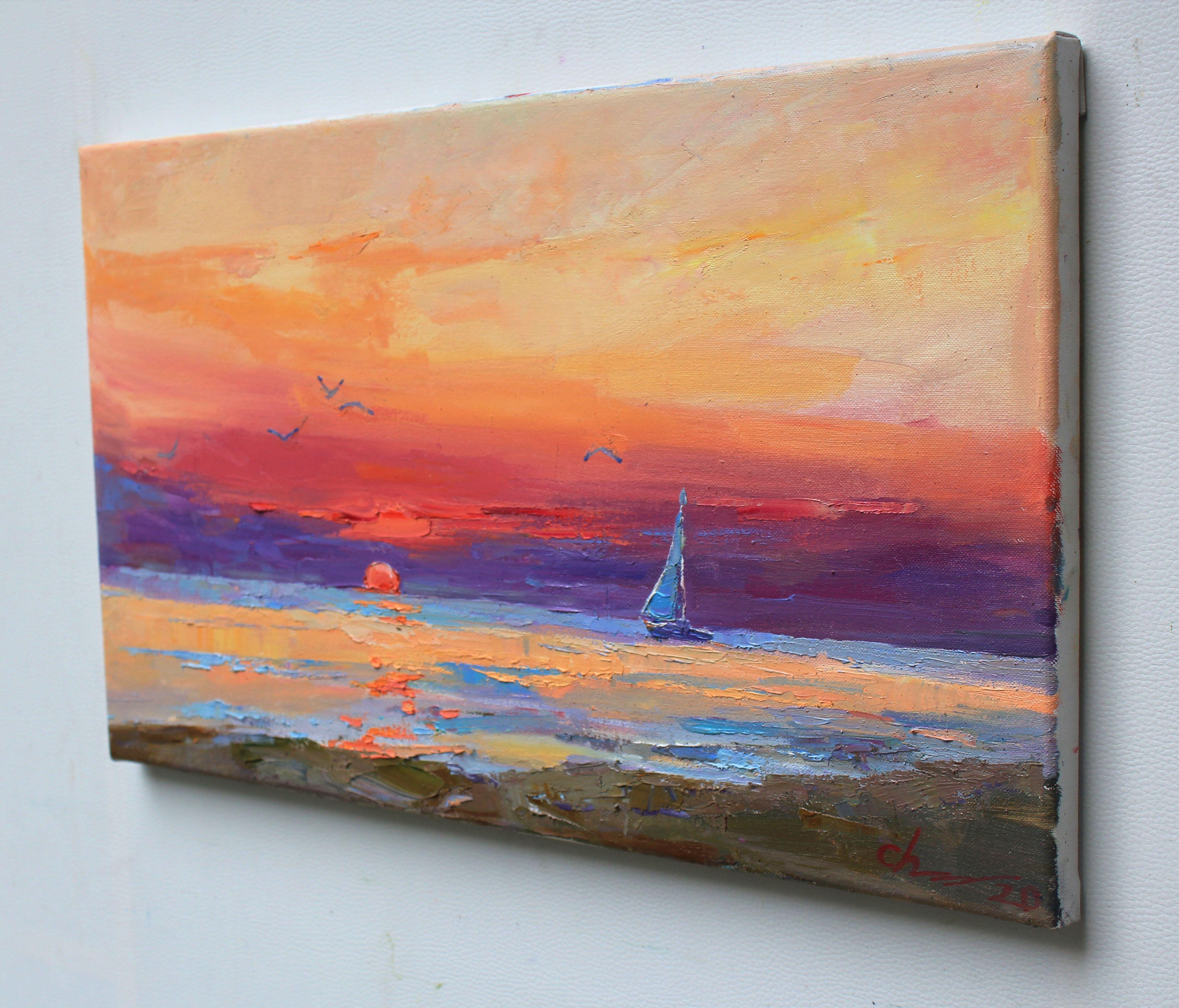 Dawn, Gemälde, Öl auf Leinwand (Impressionismus), Painting, von Sergei Chernyakovsky