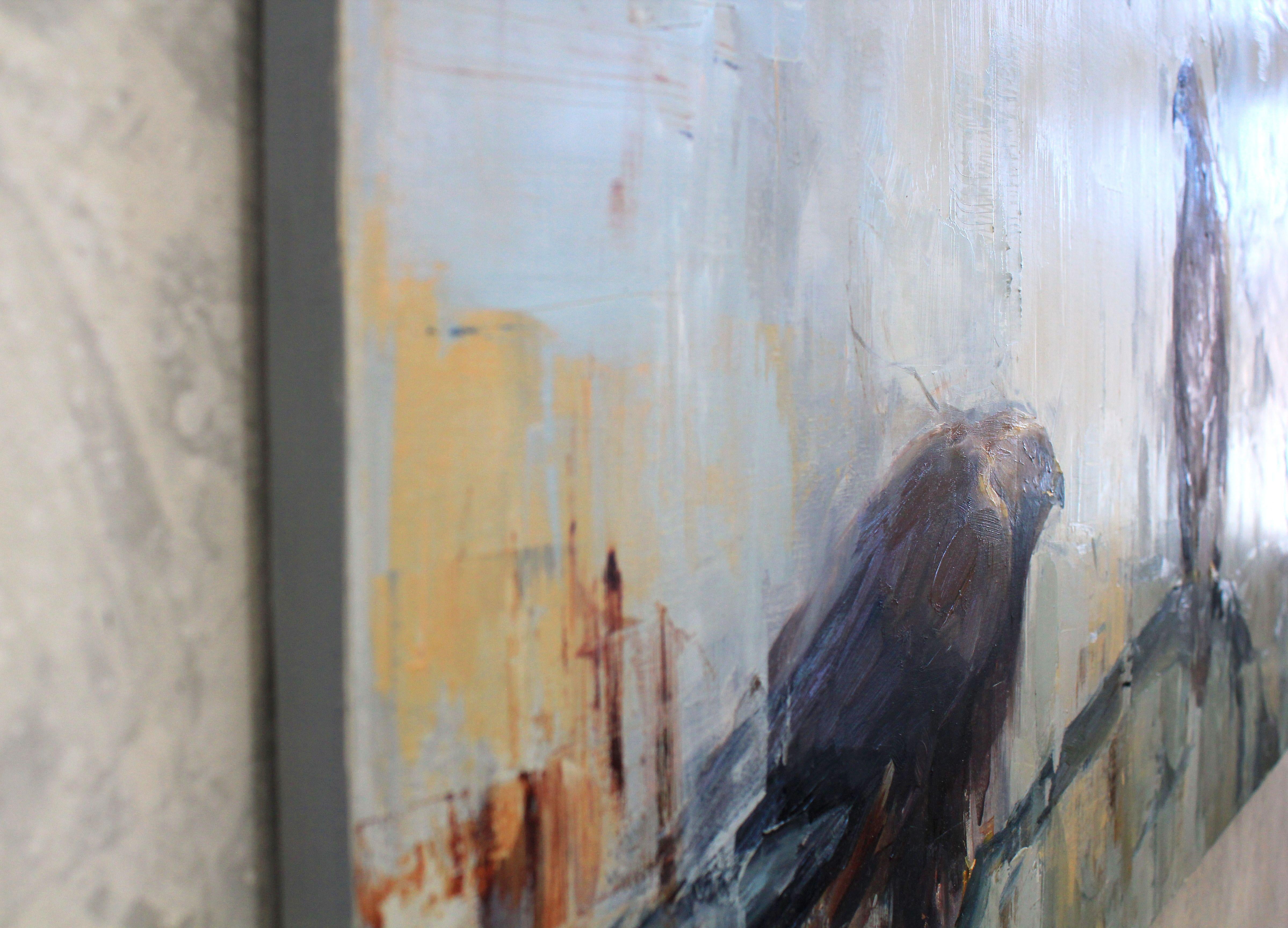 Dialog, Gemälde, Öl auf Leinwand (Abstrakt), Painting, von Sergei Chernyakovsky