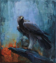 Expectation, Gemälde, Öl auf Leinwand