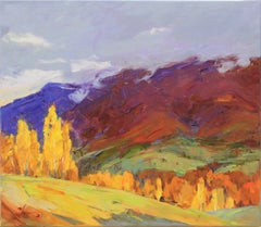 Goldener Glanz, Gemälde, Öl auf Leinwand