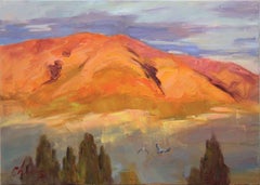 Last rays of the sun, Painting, Oil on Canvas