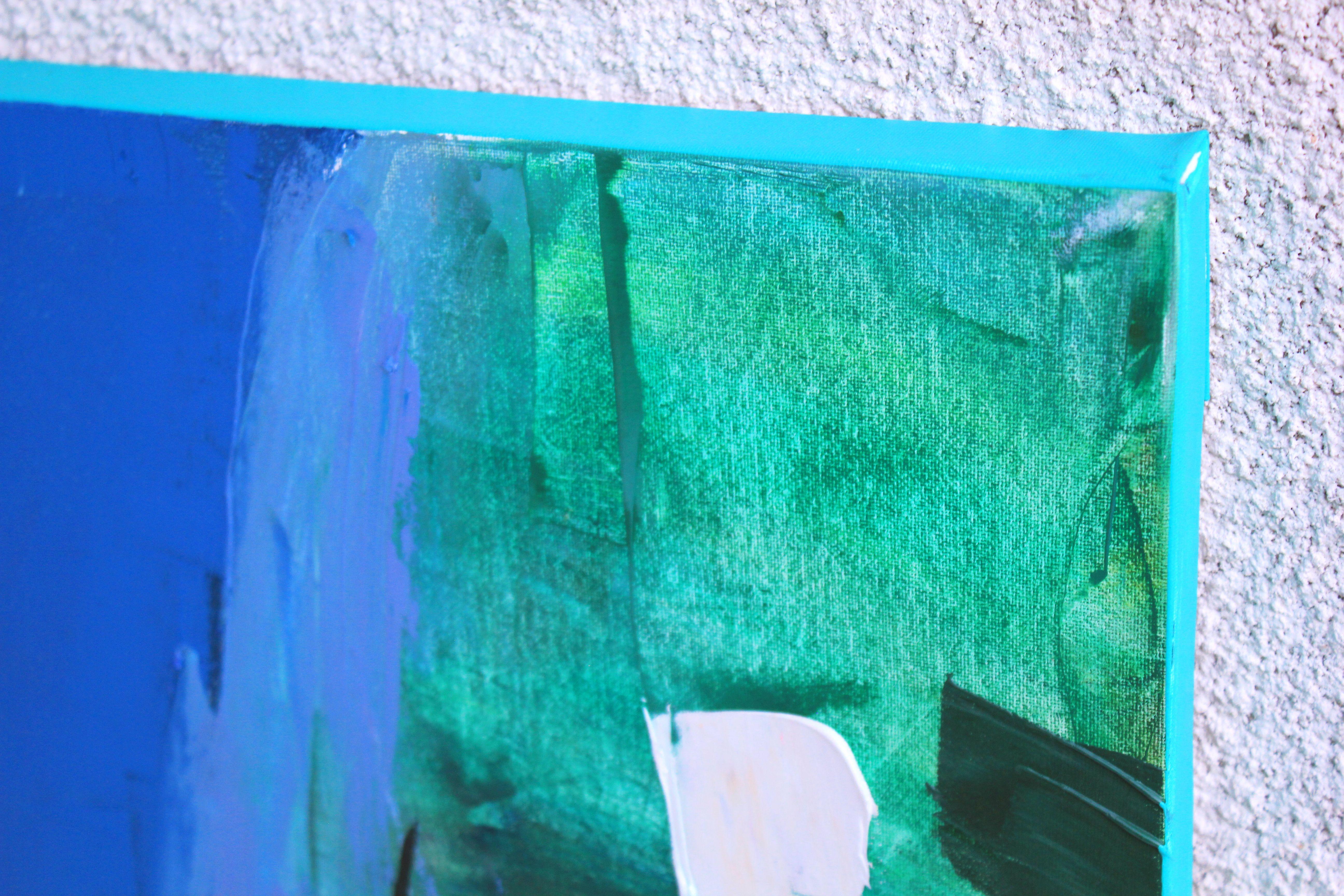 Melancholy, Painting, Oil on Canvas For Sale 2