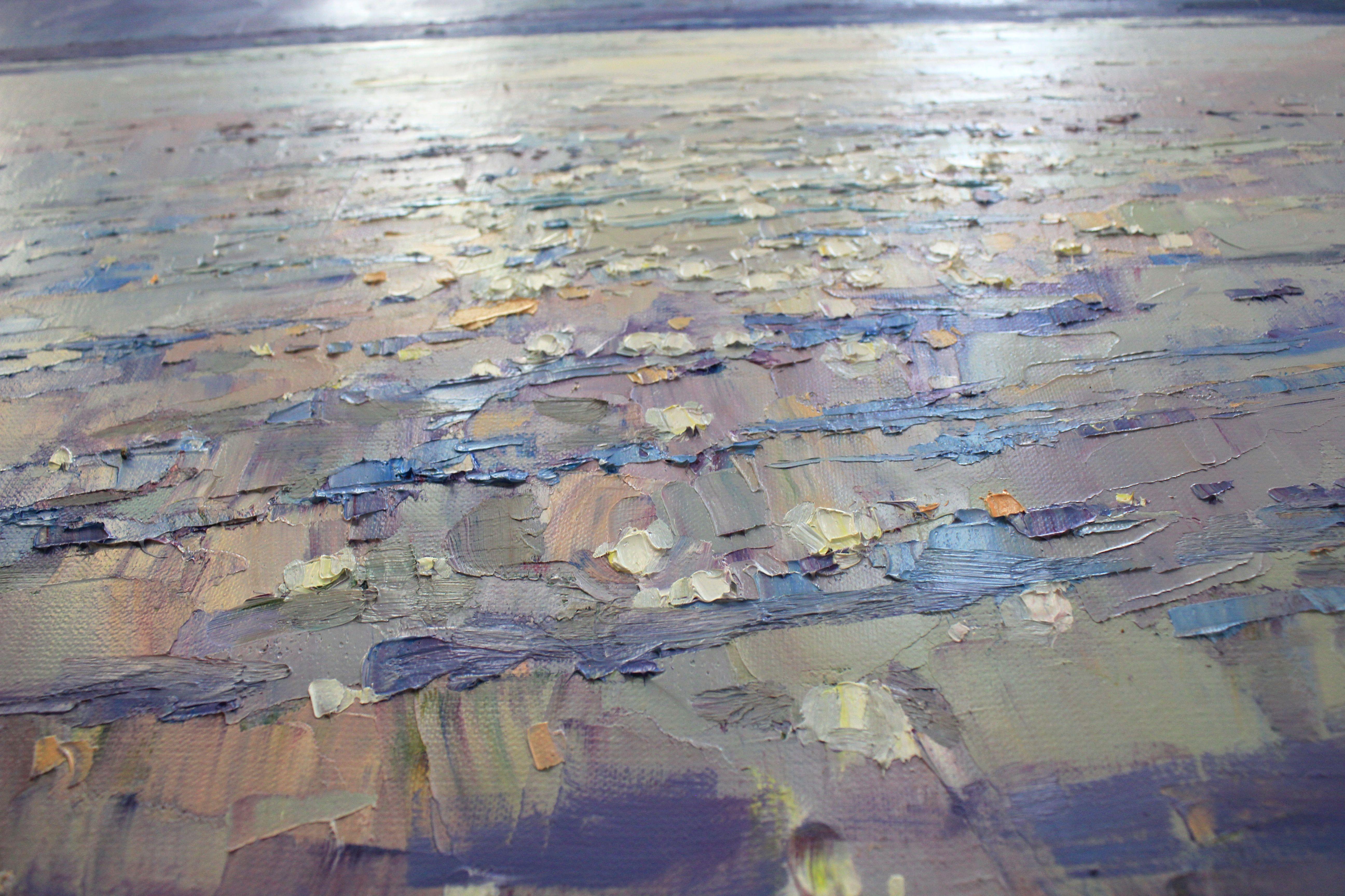 Morning glow, Painting, Oil on Canvas For Sale 1