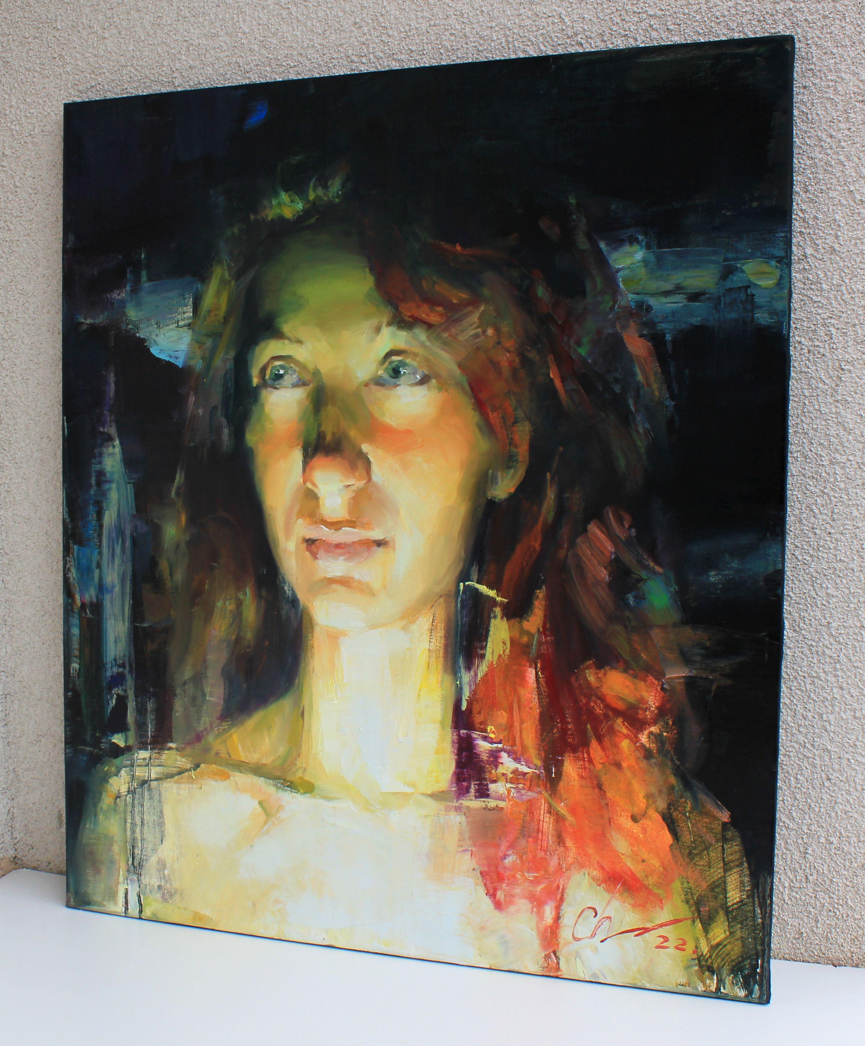 Play of light, Painting, Oil on Canvas For Sale 2