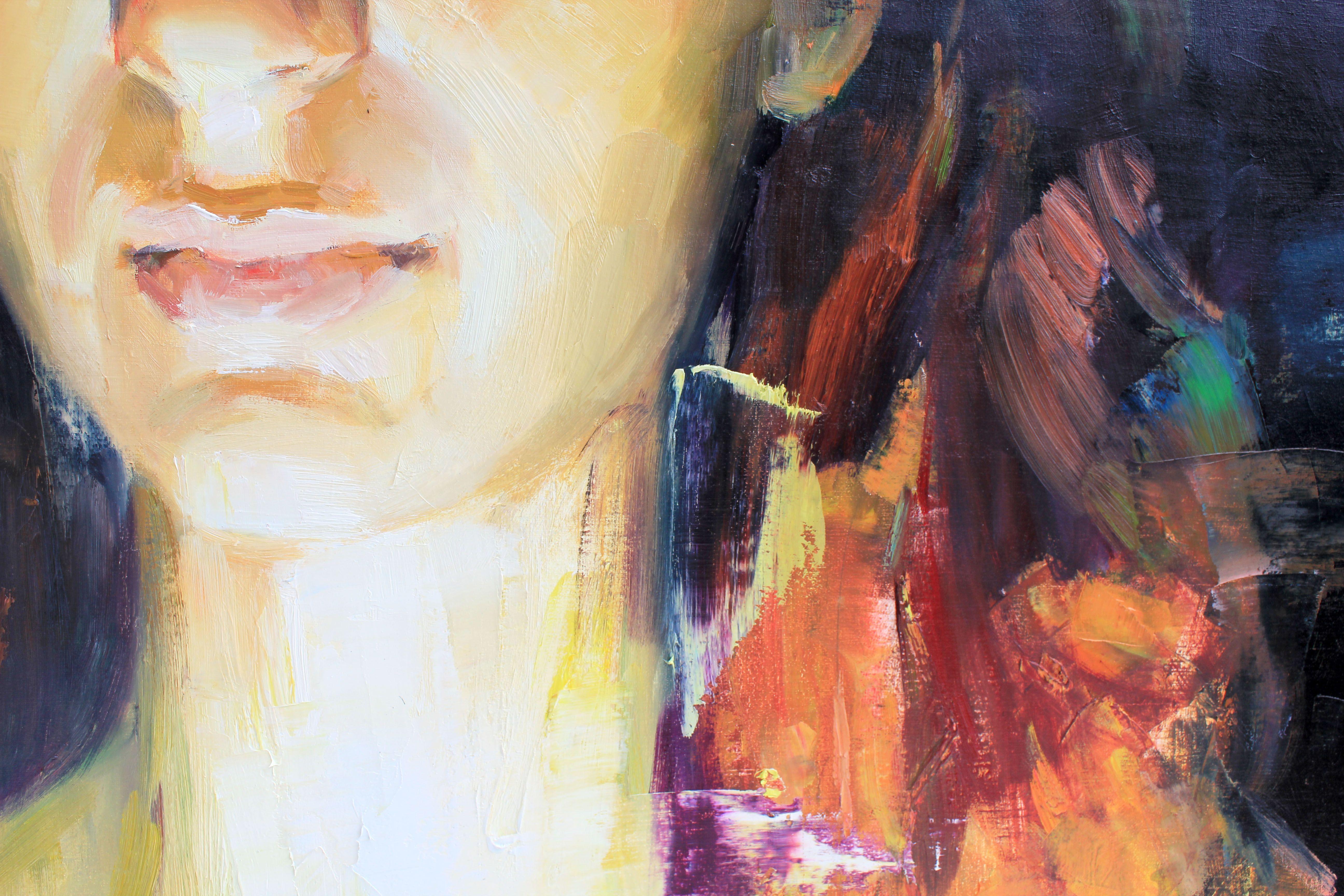 Play of light, Painting, Oil on Canvas For Sale 3