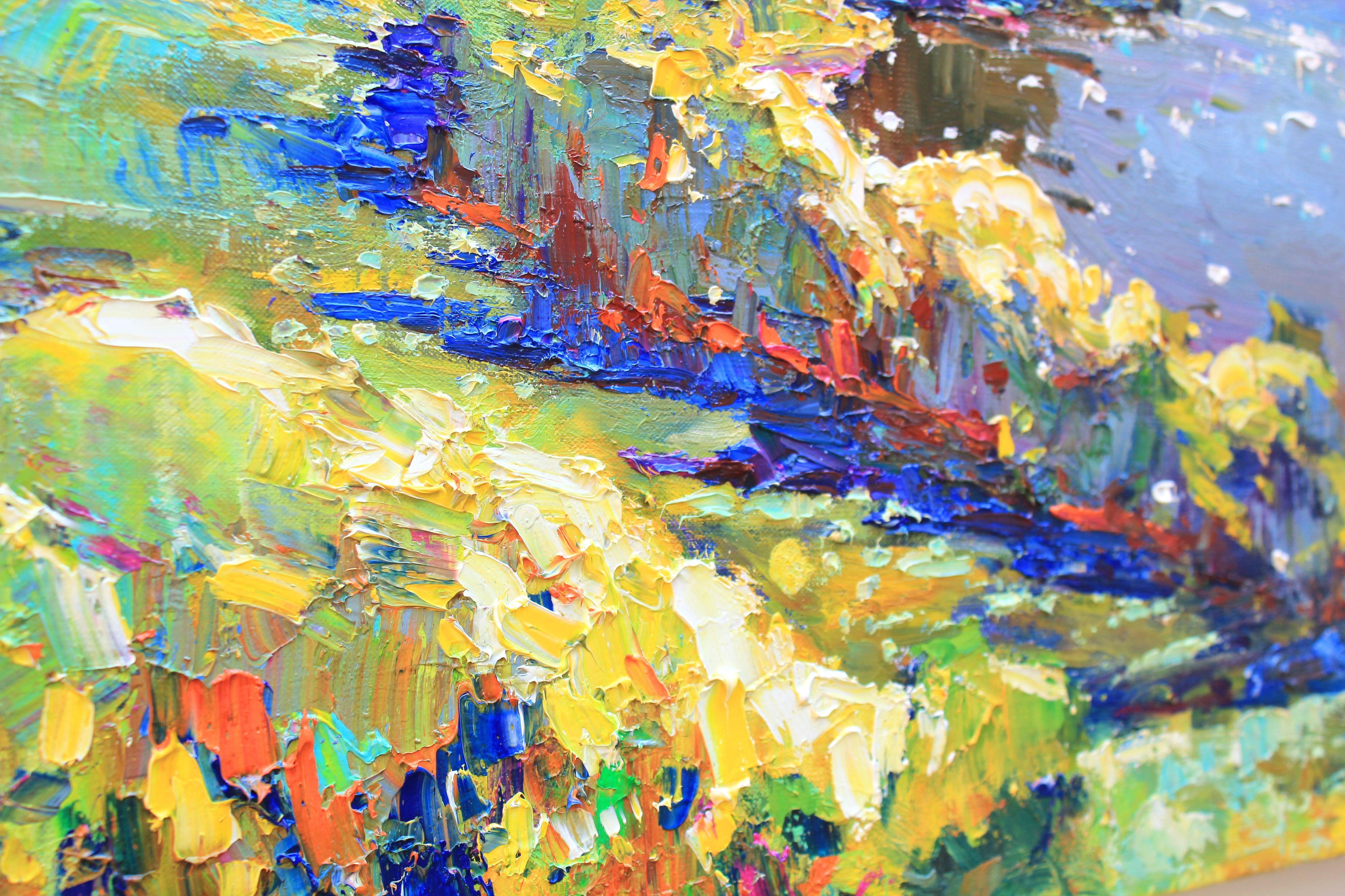 Eccellente opera d'arte originale.  Pittura firmata a mano.  Pittura ad olio originale dell'artista ucraino Sergey Chernyakovsky    Titolo: 