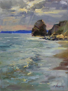 Sea Lights, Gemälde, Öl auf Leinwand