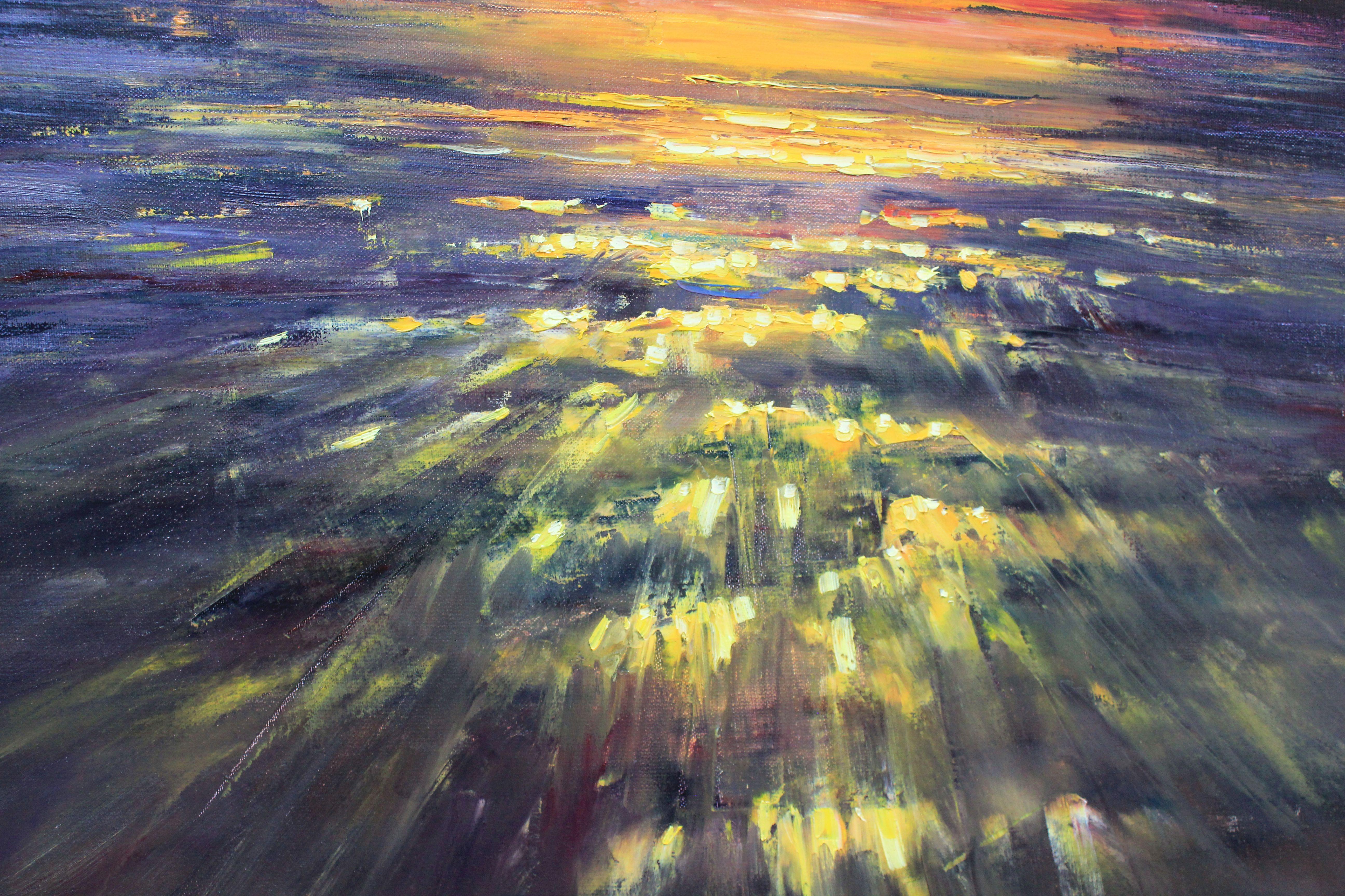 Shine #2, Painting, Oil on Canvas For Sale 2