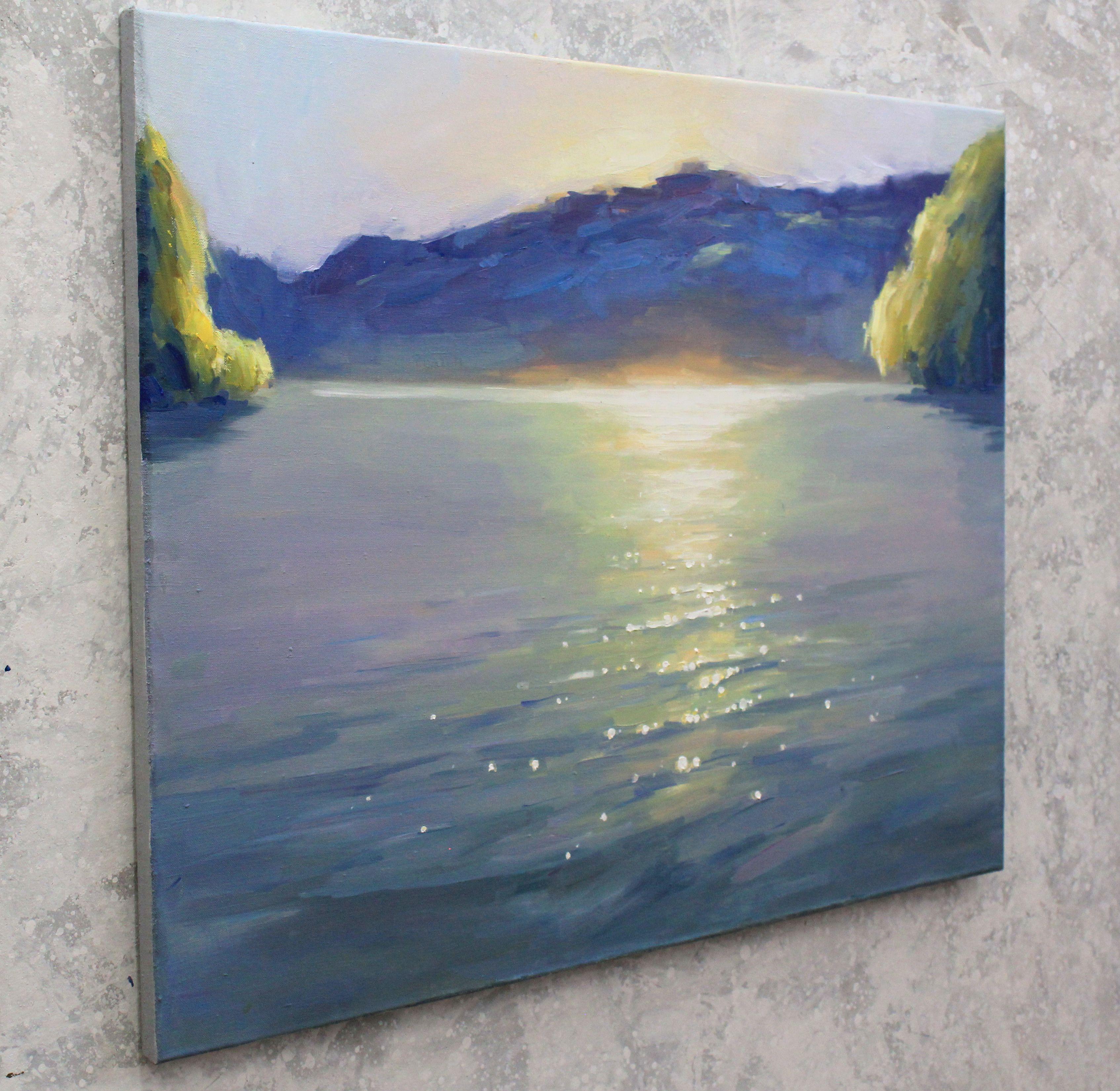 Shine, Gemälde, Öl auf Leinwand (Impressionismus), Painting, von Sergei Chernyakovsky
