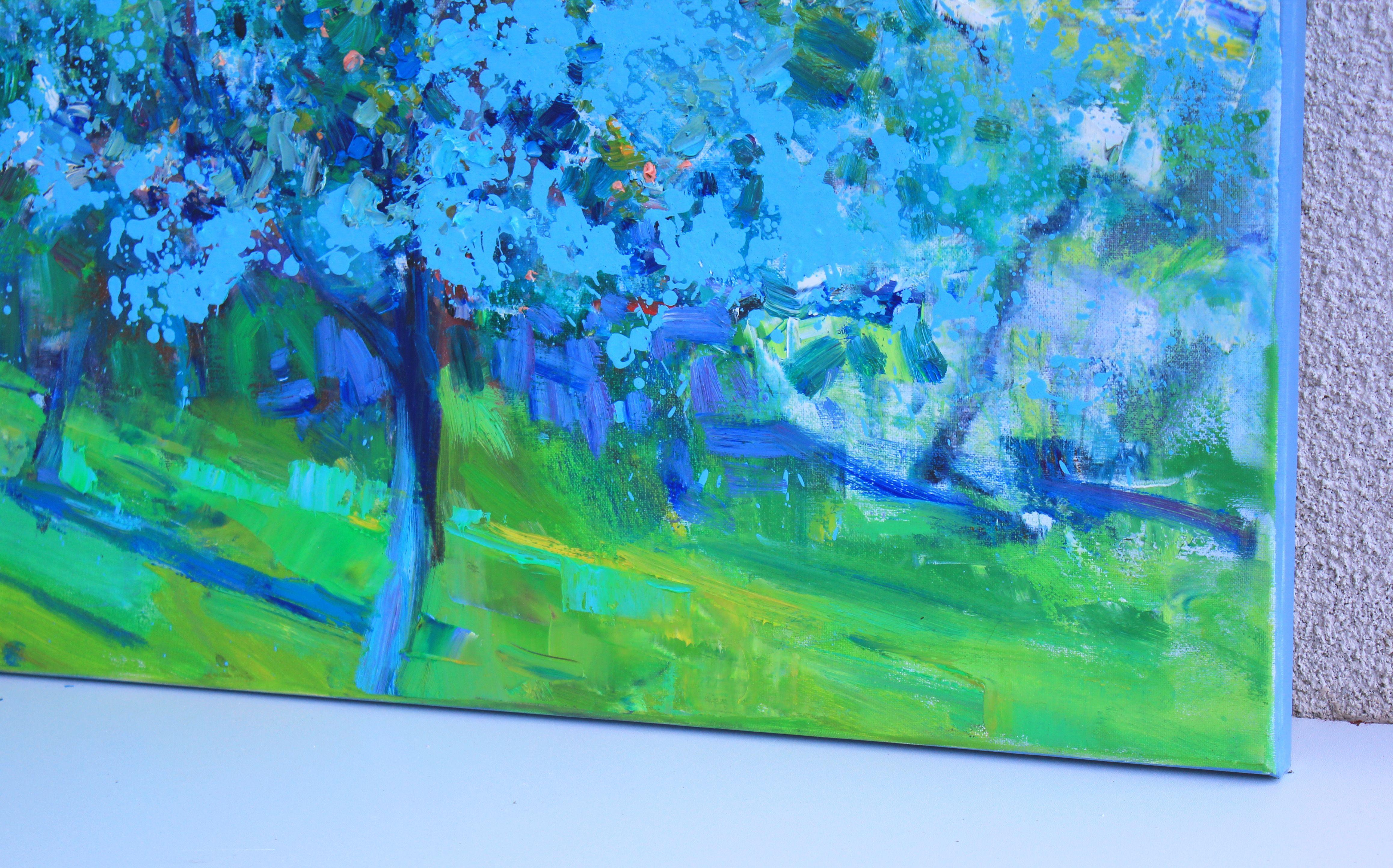 Smell of Spring, Gemälde, Öl auf Leinwand im Angebot 2