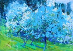 Smell of spring, Painting, Oil on Canvas