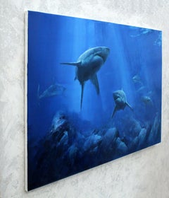 Welt des Instinkts, Gemälde, Öl auf Leinwand