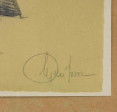 Schizzo per un costume teatrale - Fototipo di Sergei Eisenstein - 1921