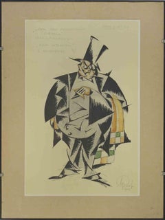 Sketch for a Theatrical Costume - Phototype after Sergei Eisenstein - 1922