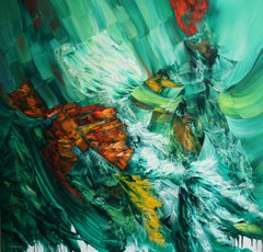 Ocean Melody, Painting, Oil on Canvas