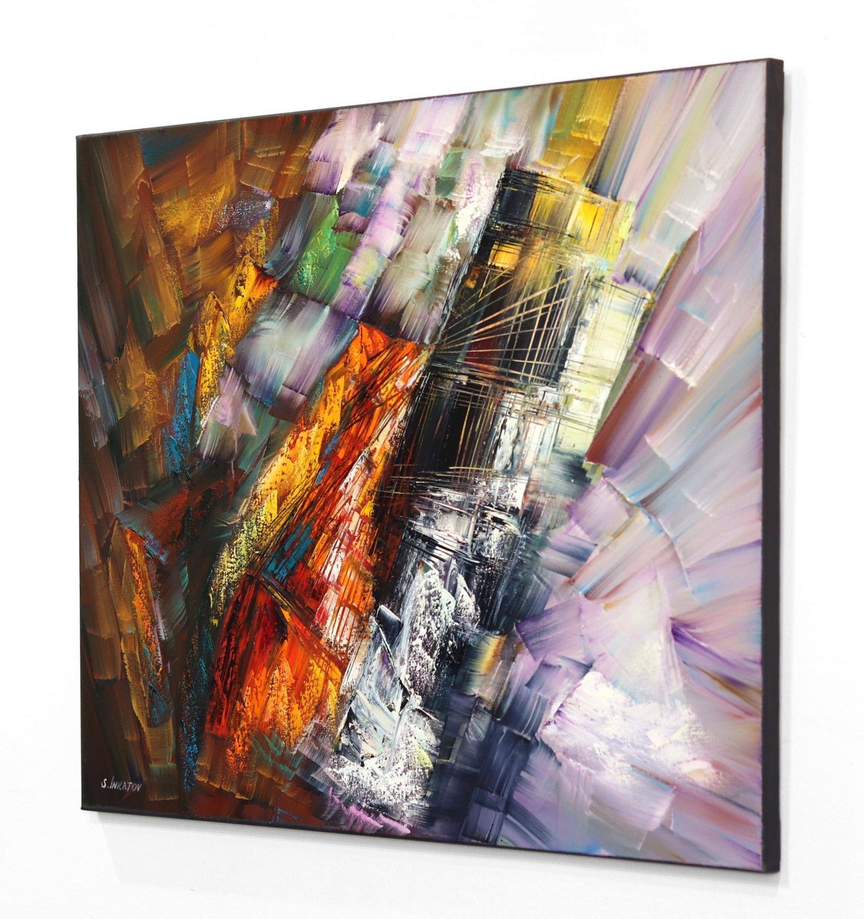 Sergei Inkatov’s original, abstract fine art oil paintings have been exhibited internationally. His expressionistic artworks are vivid and richly textured. Inkatov’s paintings radiate a life of balance and positive energy.

This colorful artwork is