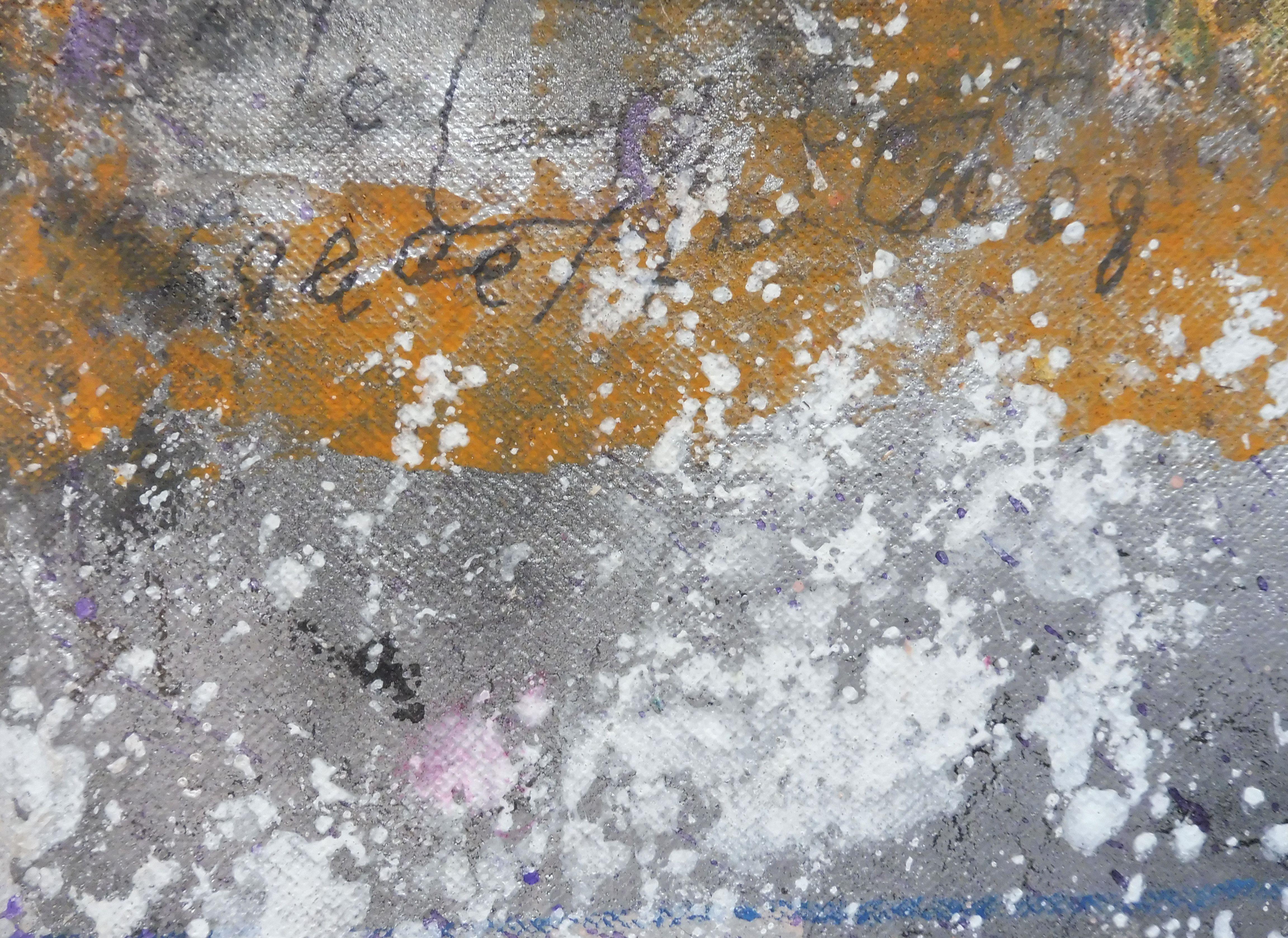 1221, peinture, acrylique sur autre - Abstrait Painting par Sergei Ivanov