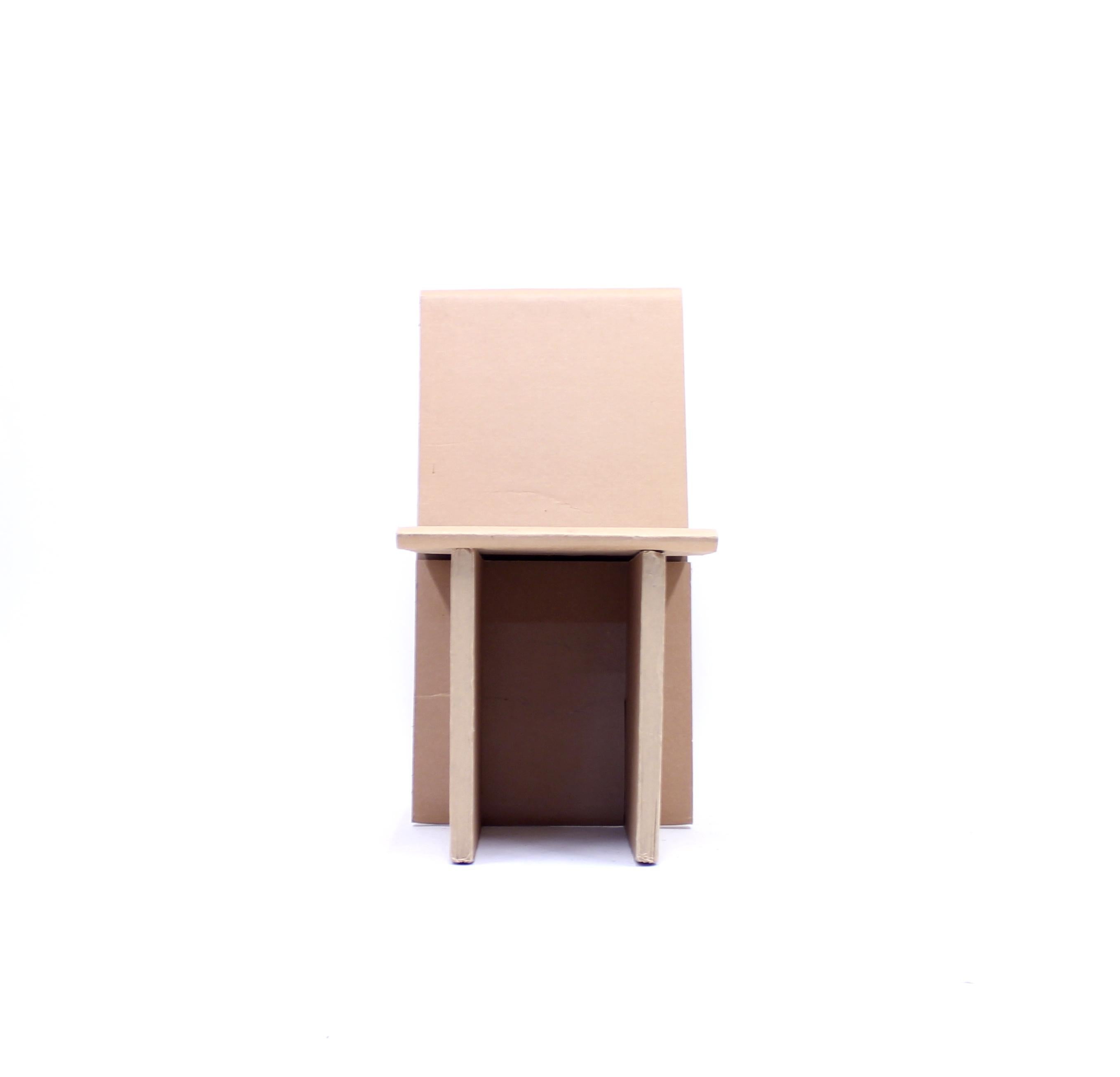 Swedish Sergej Gerasimenko, Limited Edition Cardboard Chair for Returmöbler, circa 2010 For Sale
