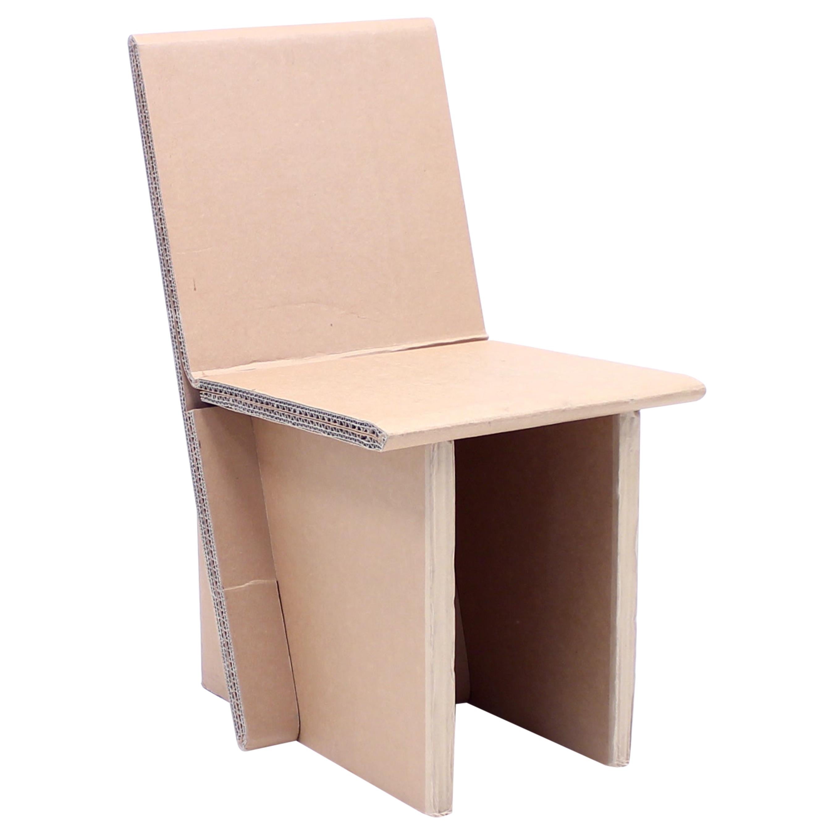 Sergej Gerasimenko, Limited Edition Cardboard Chair for Returmöbler, circa 2010