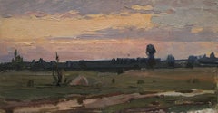 Summer evening after the rain, Painting, Oil on Other