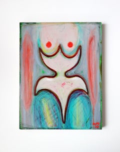 Corset 2. Painting Decorative Abstract Nude Colorful Modern Interior Fabric Home