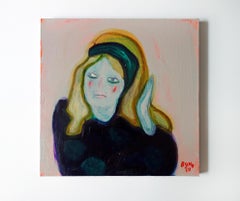 Nine portraits of Brigitte Bardot 4 . Lady Acrylic Colorful Face Star Modern Fun
