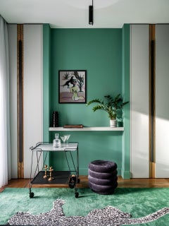 Sumerian evenings . Portrait Painting Acrylic Black Colorful Face Lady Canvas