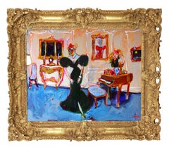 Zsa Zsa and her Interior 4. Acrylic Canvas Color Contemporary Bondarev 2021