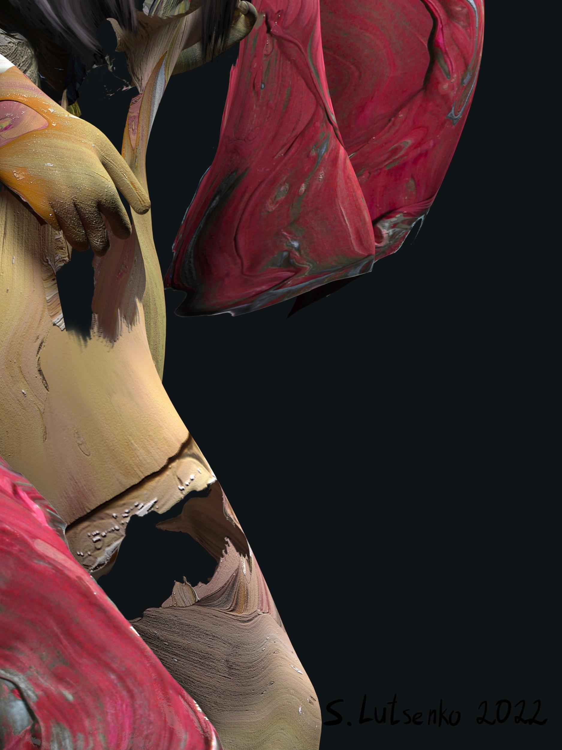 Agencement de Couleurs (Catarsismo, Pincelada, Surrealismo, Abstracto, 35% OFF) en venta 2