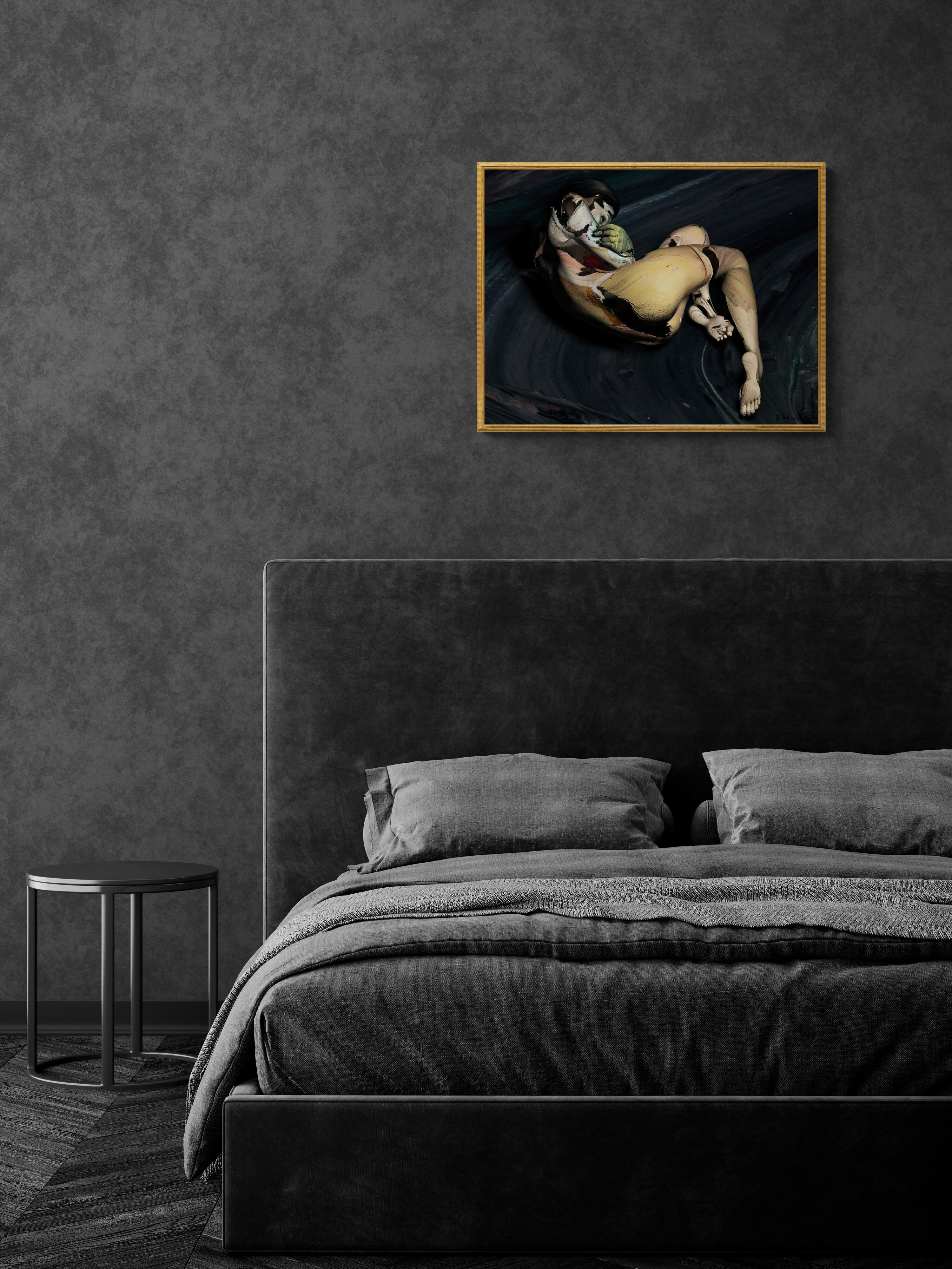 En Gueule de Bois Pour Toi (Katharsismus, Pinselstrich, Surrealismus, ~35% OFF) – Print von Sergey Lutsenko