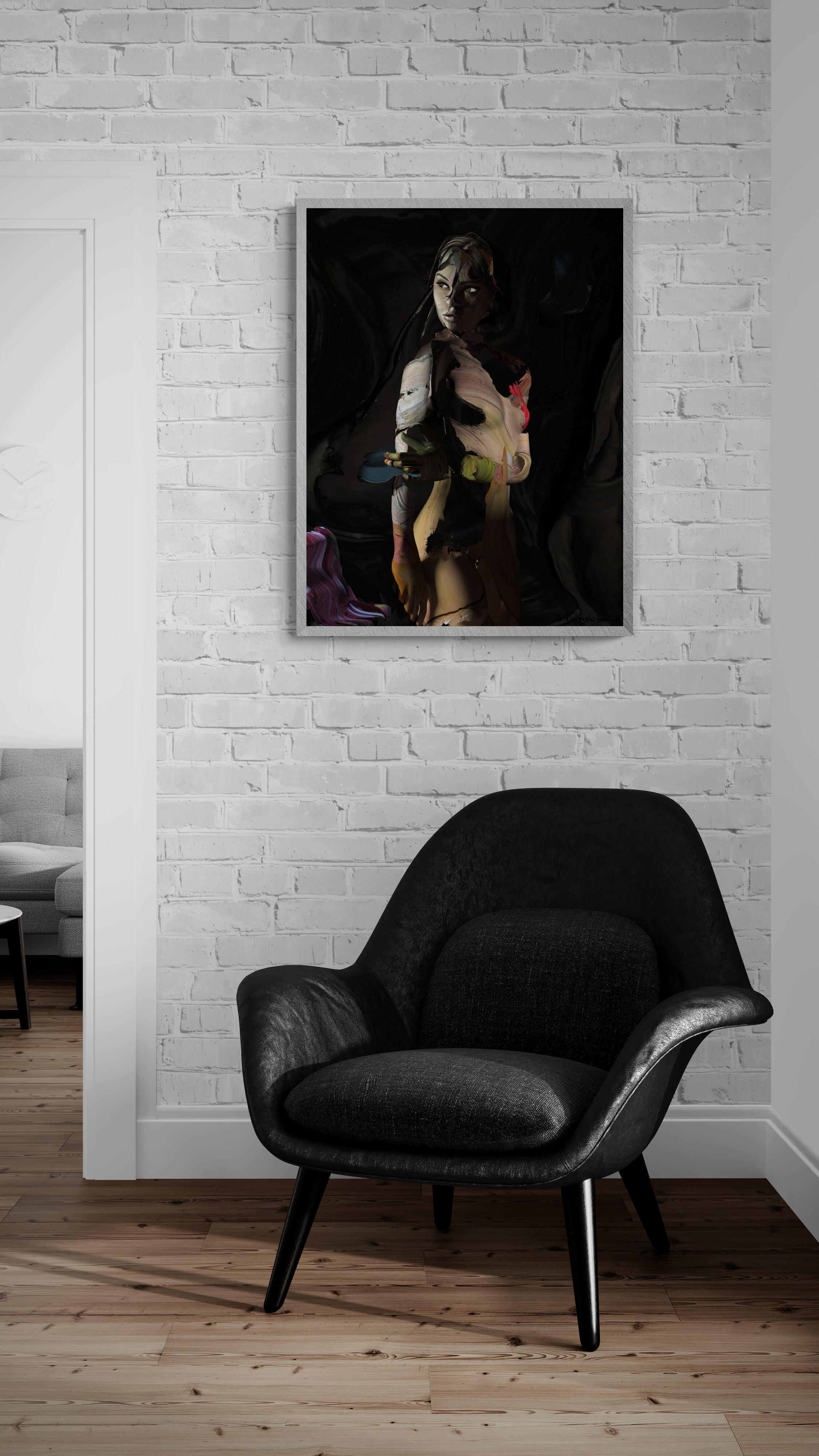 Tour de Lumière (Catharsism, Brush Strokes, Surrealism, ~35% OFF LIST PRICE) - Contemporary Painting by Sergey Lutsenko