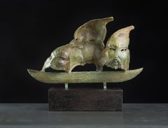 Vento asiatico. Edizione limitata: 4/8. Scultura di Sergey Oganov. Bronzo