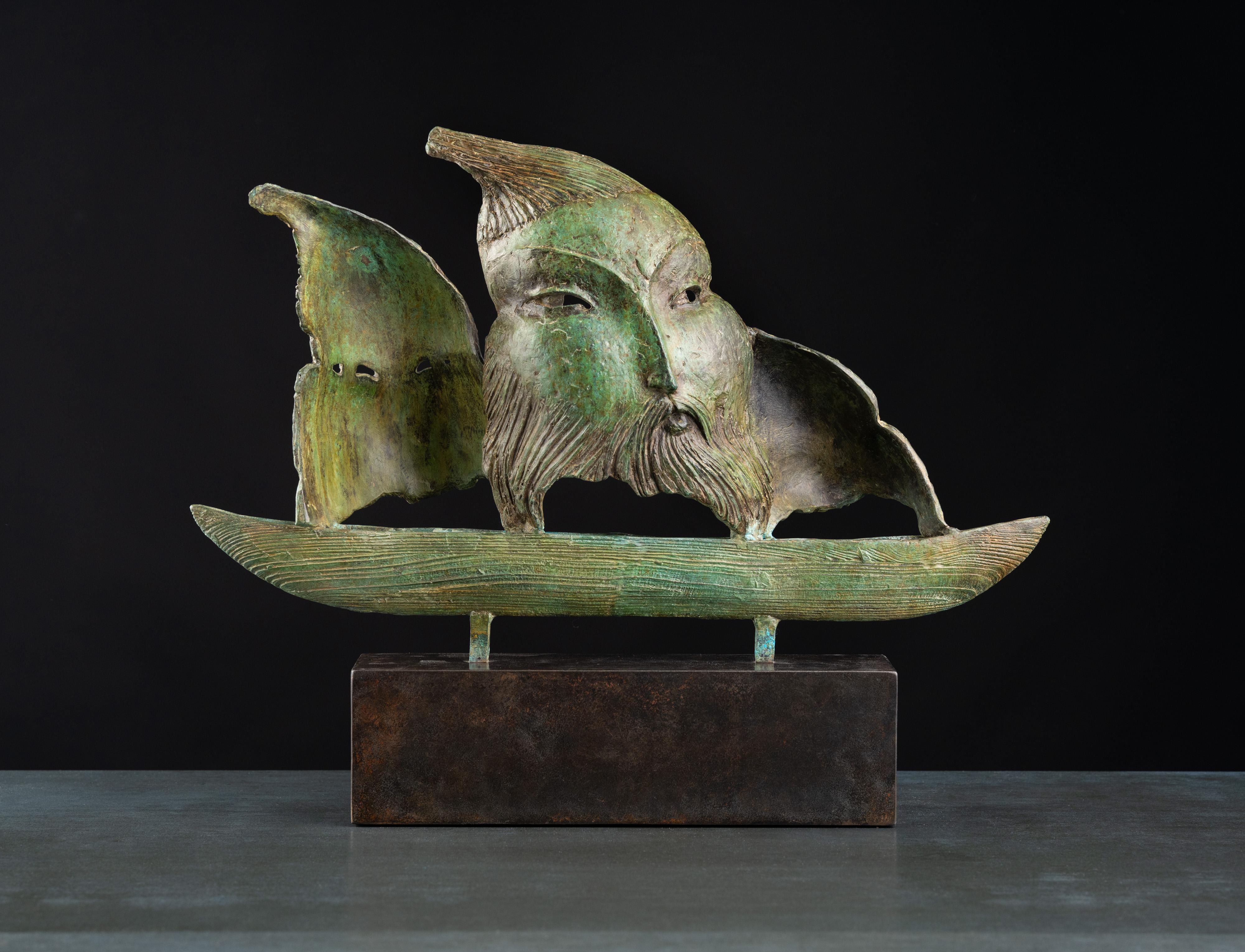 Asiatischer Wind. Limitierte Auflage 4/8 – Bronzeskulptur